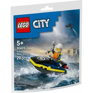 LEGO City police water scooter set 30693 — small playset, 29 pieces, age 5+