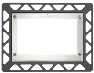 TECE WC installation frame chrome installation set for flush mounting of flush plate 290x220 mm