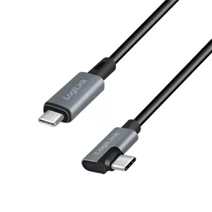 LogiLink CU0182 USB Cable USB 2.0 1m USB C Black Silver