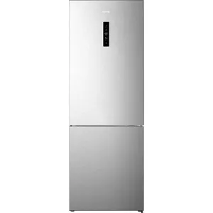 Freestanding fridge-freezer Gorenje NRK720EAXL4, 495 L total, 345 L fridge, 150 L freezer, No Frost, LED display, grey