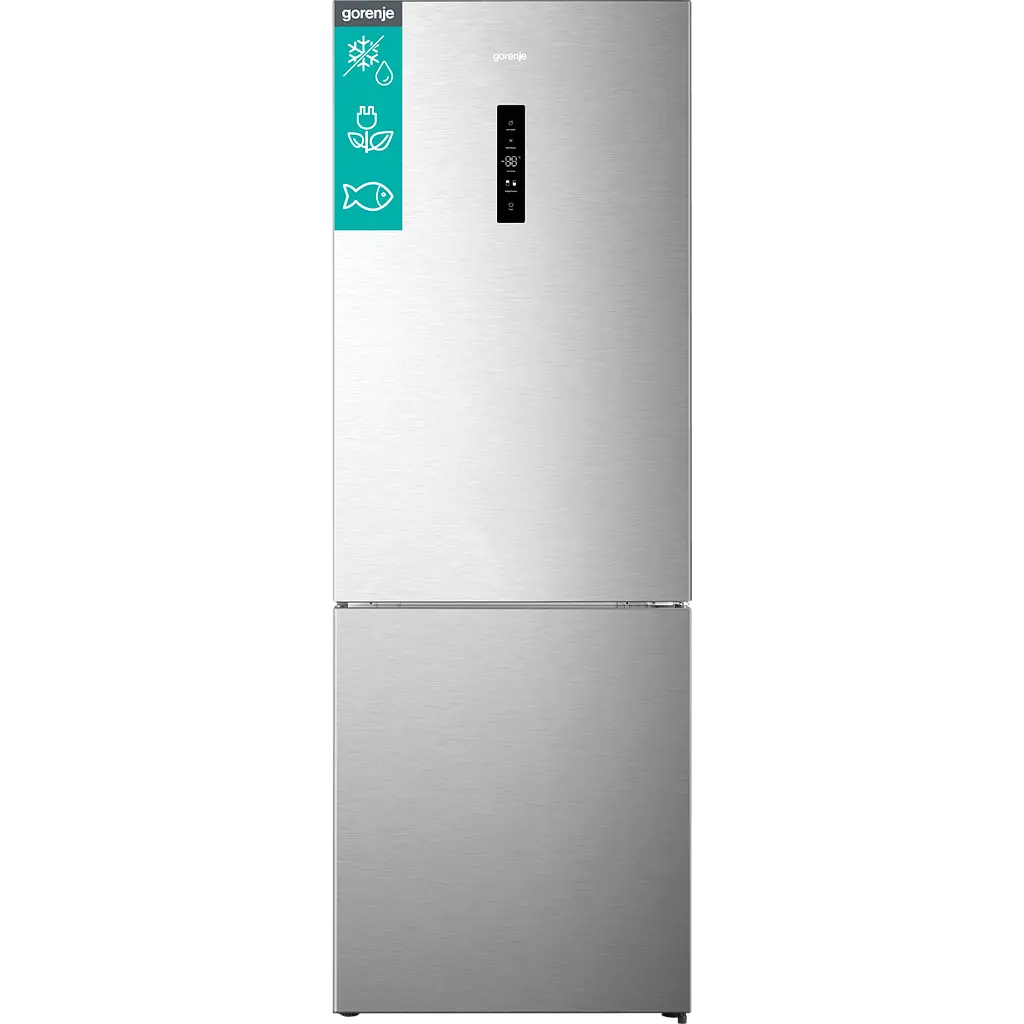 Brīvi stāvošs ledusskapis-ar-saldētavu Gorenje NRK720EAXL4, 495