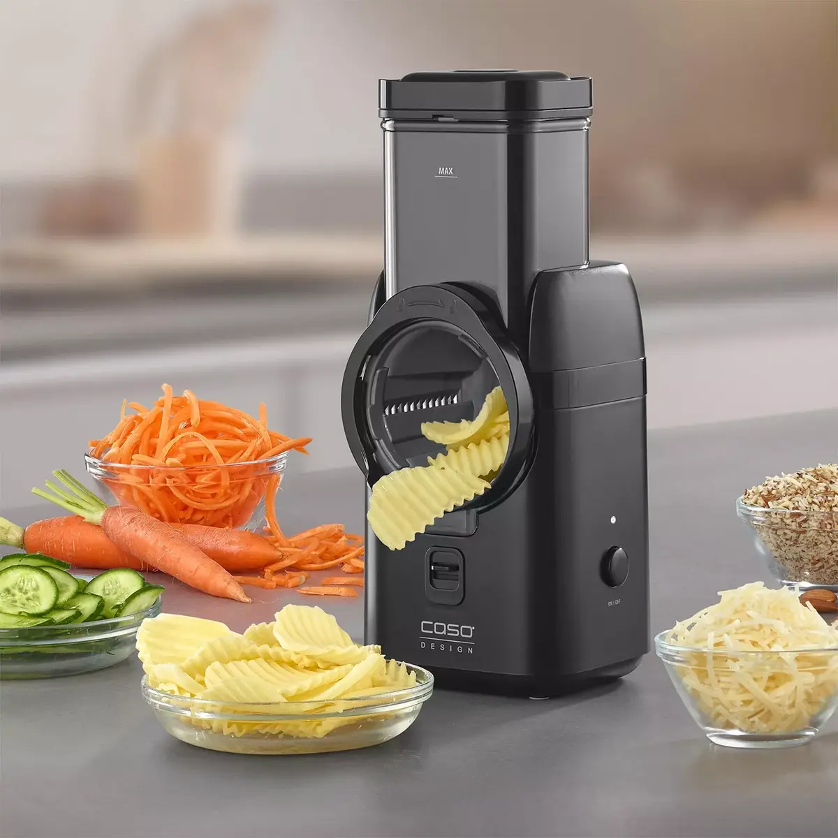 Caso MultiSlicer электрическая тёрка 80 Вт Photo 9