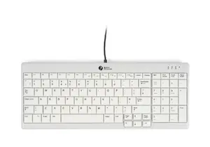 BakkerElkhuizen UltraBoard 960 V2 Full-size Wired USB Scissor Key Switch UK QWERTY Office Keyboard Grey