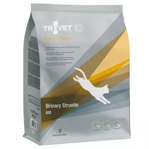 Сухой корм для кошек TROVET Urinary Struvite ASD 2.5 кг — ветеринарная диета для контроля струвитов, вкус птицы, для взрослых