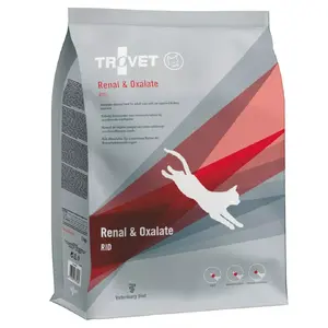Сухой корм для кошек TROVET Renal & Oxalate RID ветеринарная диета, 2,5 кг, с курицей, поддержка мочевыводящих путей