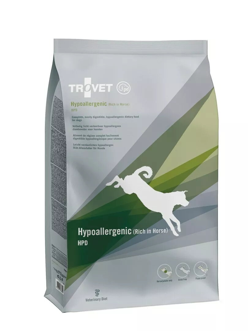 Sausa barība suņiem TROVET Hypoallergenic HPD