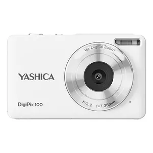 Компактная камера Yashica DigiPix 100 44 МП белая 16x зум