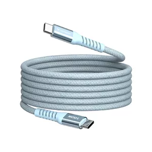 Кабель Verbatim Sync & Charge Magnetic 100W USB-C to USB-C 120 см Синий