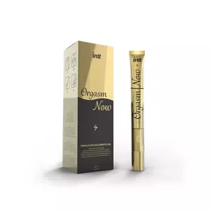 Lubricant gel Intt Orgasm Now 15 ml — clitoral stimulant with vibrating applicator, warming and tingling effect