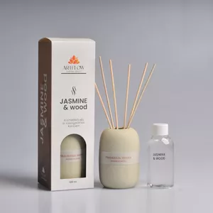Aromatic oil ArtFlow JASMINE & WOOD 120 ml — fragrance oil for diffusers and room scenting