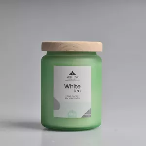 Scented Candle ArtFlow WHITE TEA 580 g — up to 60 h burn time