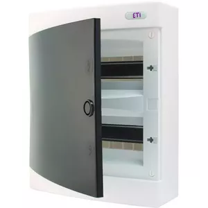 Surface-mounted distribution board Eti-Polam ECT24PT-s 24 modules IP40 with transparent door