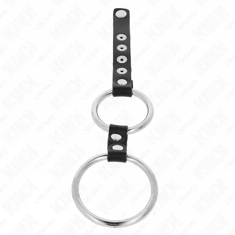 Двойное металлическое кольцо для пениса KINK RING POWER D-241244 Photo 3