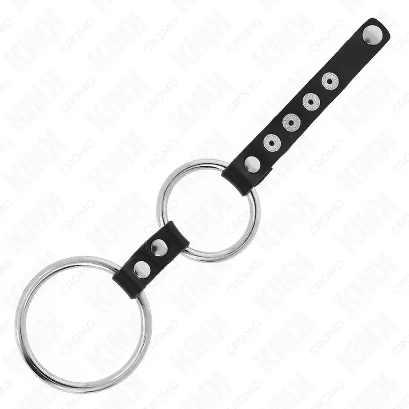 Двойное металлическое кольцо для пениса KINK RING POWER D-241244 Photo 4