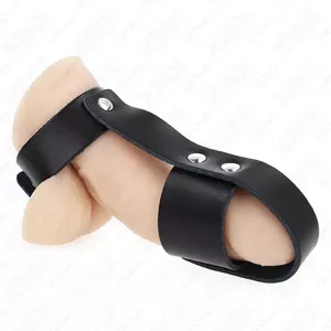 Neķītrs ierocis KINK RING POWER D-241247 – regulējama ādas gūžņa ar bumbu nodalītāju