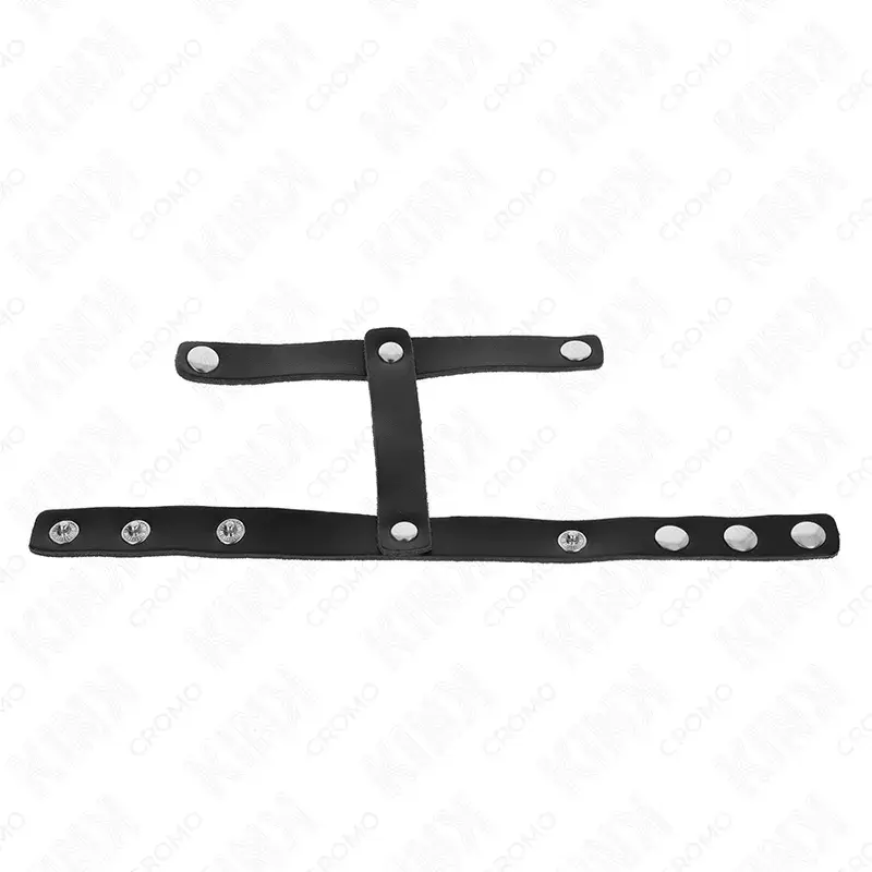 Adjustable Leather Penis Ring KINK RING POWER D-241253 Photo 5