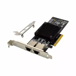 Network adapter MicroConnect PCIe x8 Dual RJ45 10 GbE X550, PCIe x8, Dual RJ45 10GbE