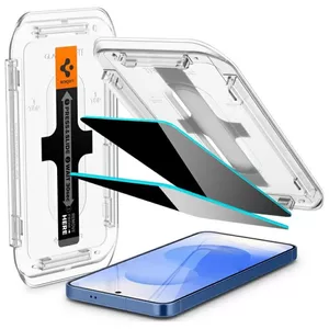 Защитное Конверсионное Стекло с Приватностью Spigen Glas.TR EZ FIT HD для Samsung Galaxy S24/S25 — 2 шт.