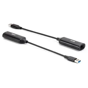 Переходник CLUB3D CAC-1421 USB Type-A на RJ45 0.245м Черный