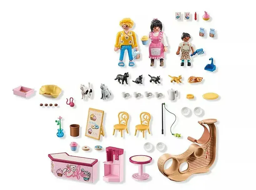 PLAYMOBIL My Life 71744 Kaķu kafejnīca Photo 3