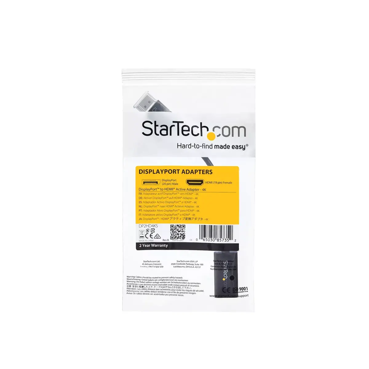 DisplayPort uz HDMI adapteris StarTech DP2HD4KS Photo 6