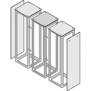 Side by Side Kit SCHROFF 24630122 IP55 EMC VSTAR CP for enclosure integration