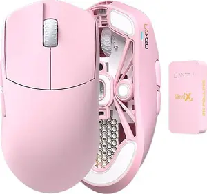 Mouse Lamzu MAYA X 8K Wireless Gaming Mouse Light Pink USB
