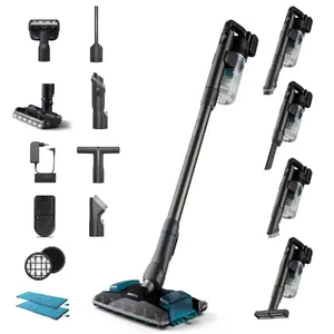Вертикальный пылесос Philips 8000 series XC8057/01, аккумуляторный безмешковый 0,6 л, 25,2 В, сухая и влажная уборка