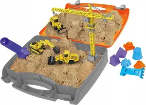 NEO Tools GD042 būvlaukuma rotaļu komplekts ar kinētiskajām smiltīm koferī