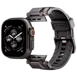 Aizsargvāciņš Armor Case Spigen DuraPro priekš Apple Watch (44/45/46/49 mm) — melns