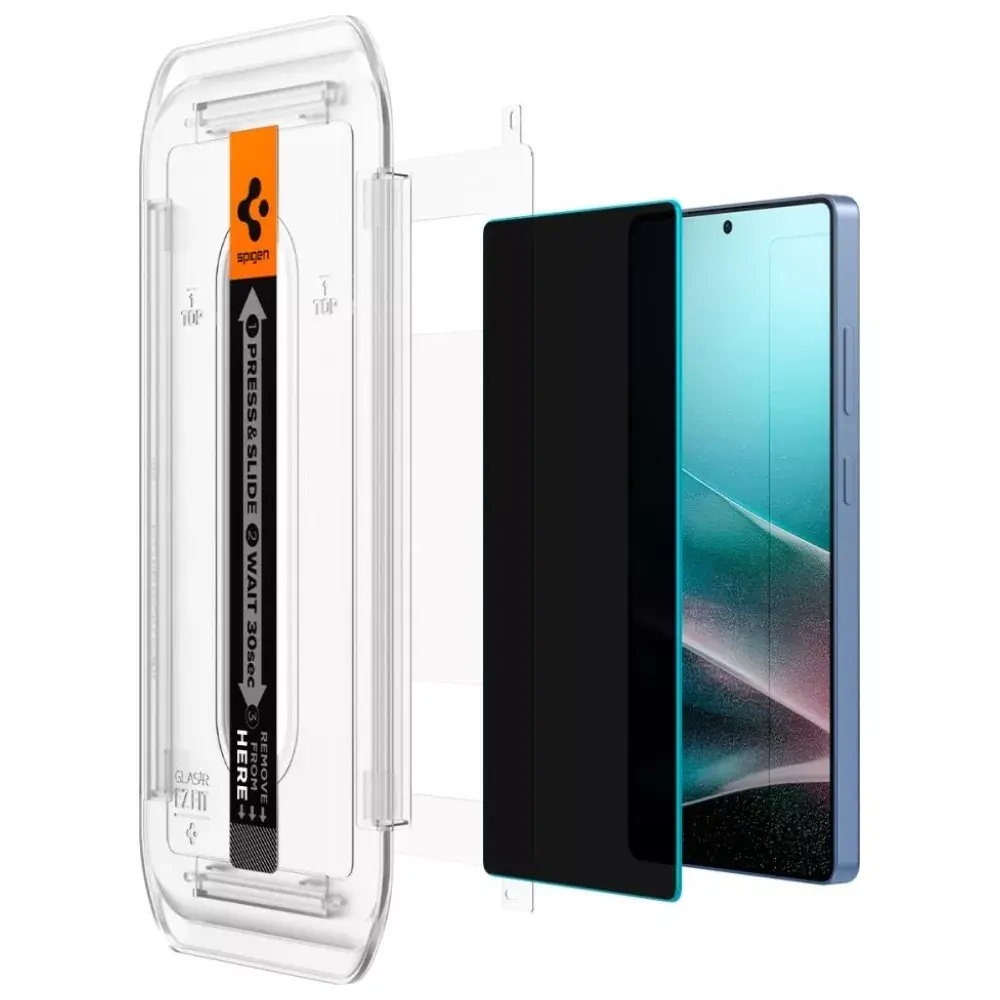 Spigen Glas.Tr EZ Fit HD privātuma stikls 2 gab. priekš Galaxy S25 Ultra Photo 8