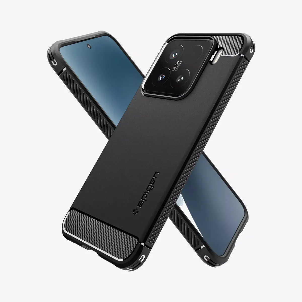 Spigen Case Rugged Armor Matte Black Xiaomi 15 Photo 3