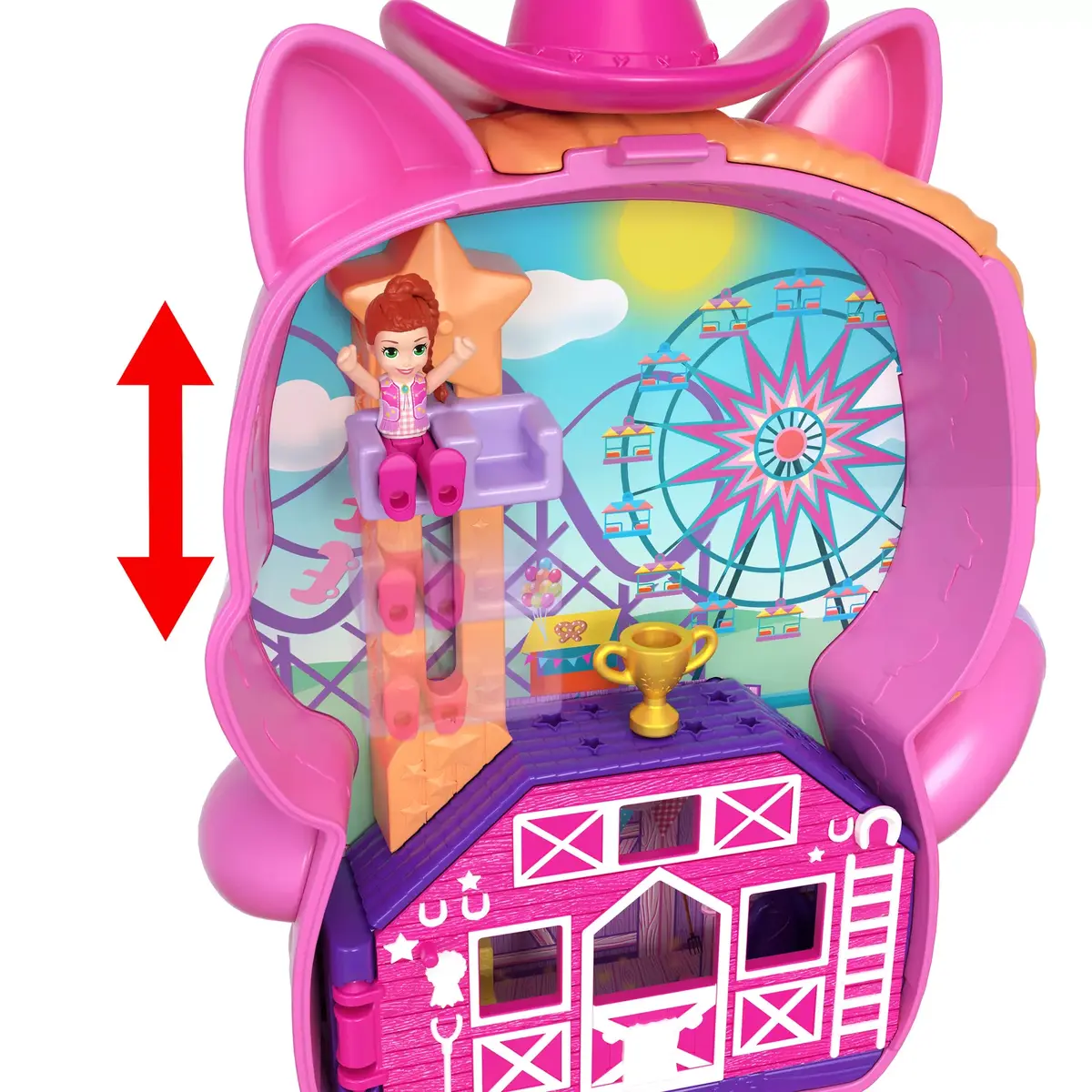 MATTEL Polly Pocket Pony Rodeo Compact toy set Photo 3