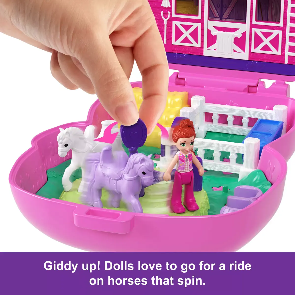 MATTEL Polly Pocket Pony Rodeo Compact toy set Photo 6