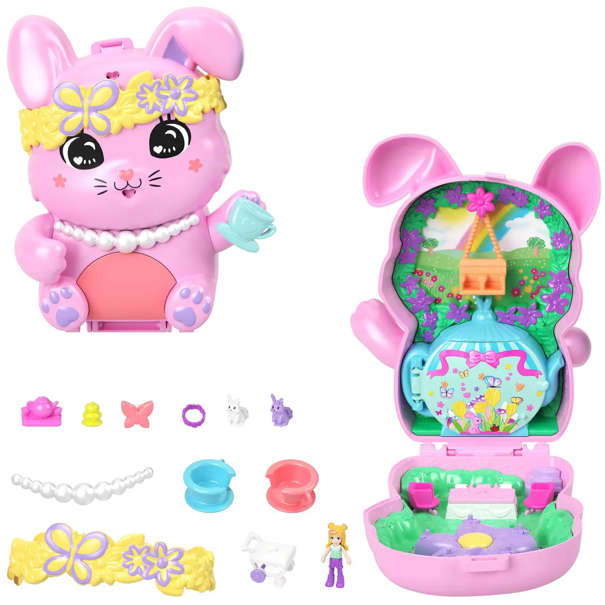 Rotaļlieta Dzīvnieks Mattel Polly Pocket Tēja