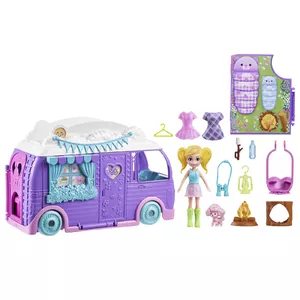 Action/Adventure Mattel Polly Pocket Glamping Camper Van Multicolour