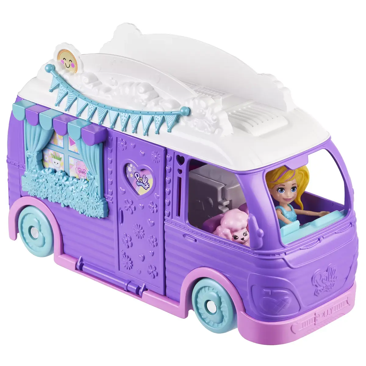 Action/Adventure Mattel Polly Pocket Glamping Camper Van Photo 6