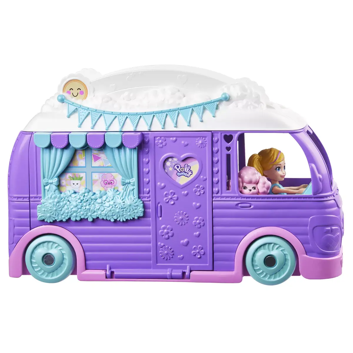 Action/Adventure Mattel Polly Pocket Glamping Camper Van Photo 7