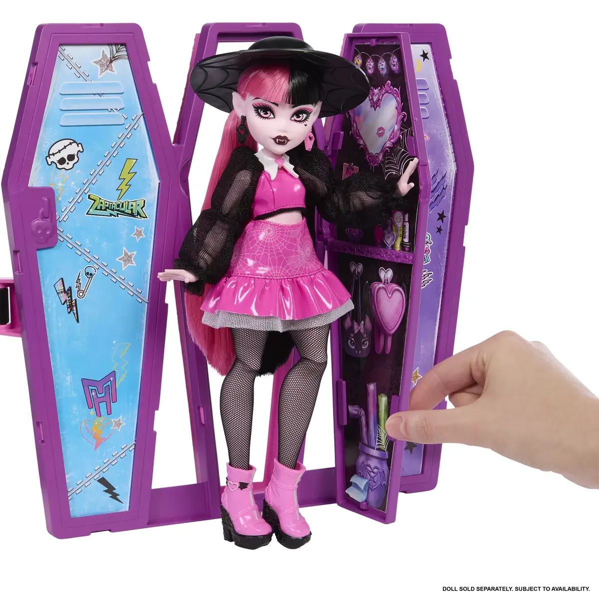 Leļļu spēļu komplekts Mattel Monster High Drakulas noslēpumu zāļu istaba Photo 5