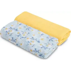 Sensillo BAMBOOUS 2-PACK BUTTER+YELLOW 120X120