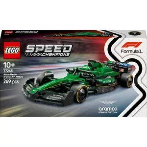 LEGO Speed Champions Aston Martin Aramco F1 AMR24 Racing Car model 77245, 269 pieces, 1 minifigure