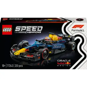 LEGO Speed Champions model Oracle Red Bull Racing RB20 F1 car set 77243 — 251 pieces, age 18+