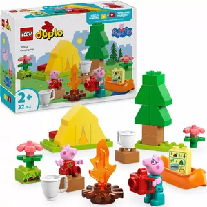 Набор LEGO DUPLO Peppa Pig Camping Trip 10452 — 32 элемента, 2 фигурки, 2+ года