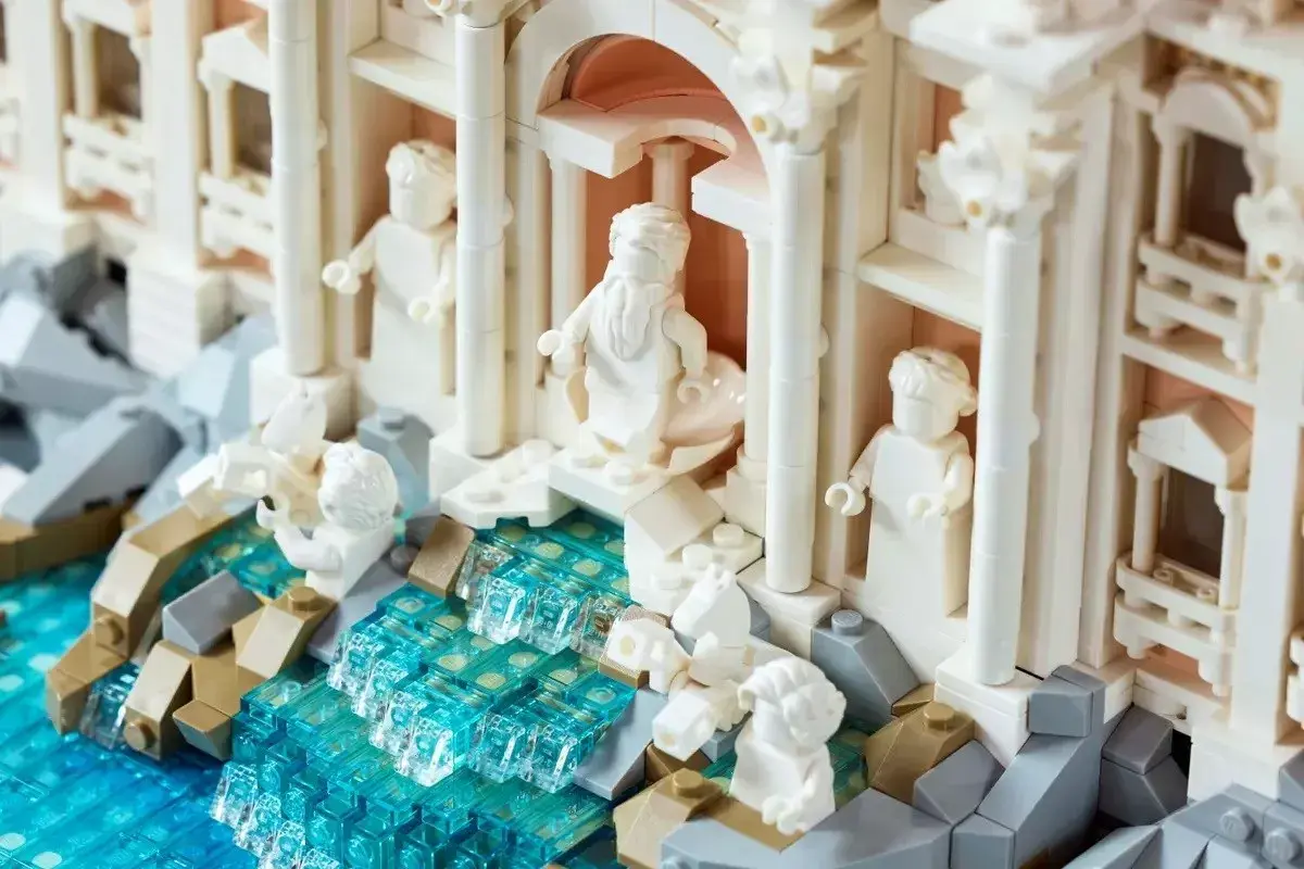 LEGO Architecture Trevi Fountain 21062 izstādes modelis Photo 9