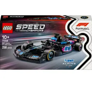 Construction toy LEGO Speed Champions BWT Alpine F1 Team A524 racing car, 258 pieces, 1 minifigure, age 10+
