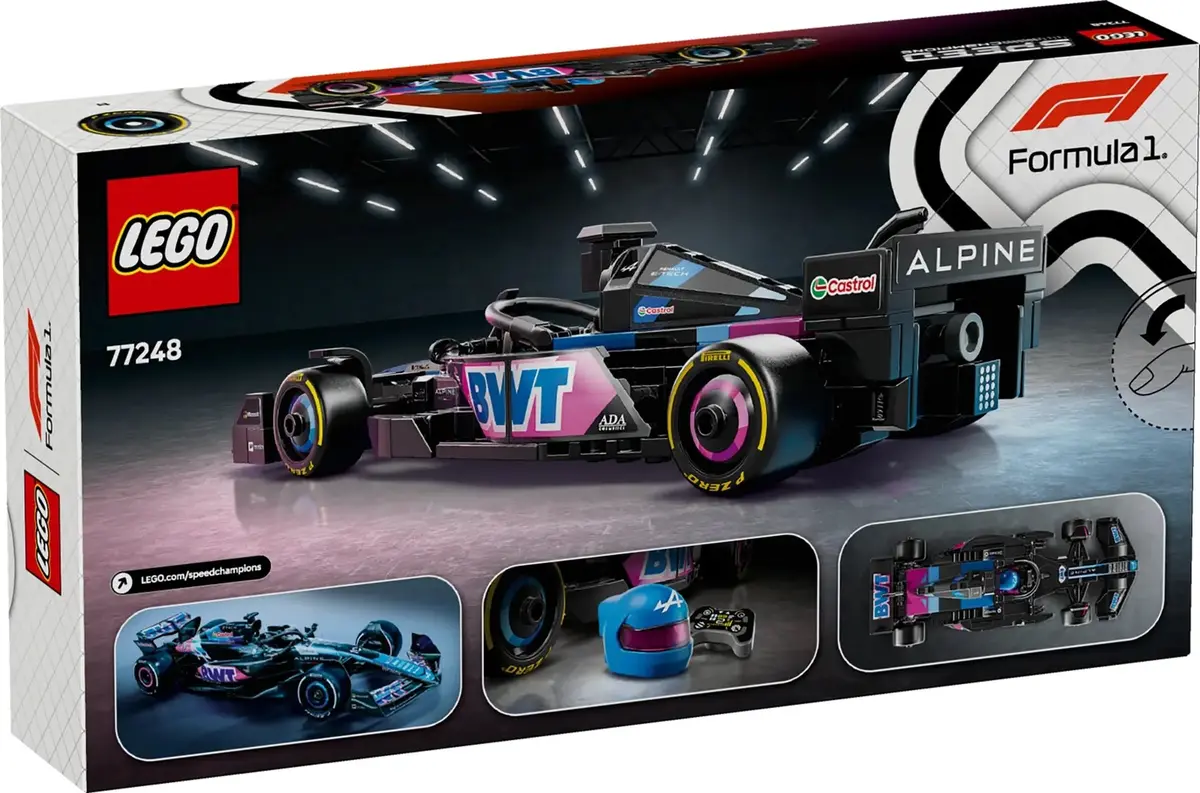 LEGO Speed Champions BWT Alpine A524 sacīkšu auto 77248 Photo 3