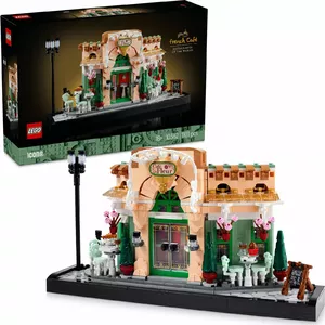 Building set LEGO Icons Cafe 10362 — modular cafe model, 1,101 pieces, 160×300×60 mm, age 18+