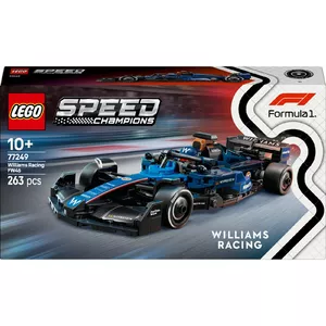 LEGO Speed Champions Williams Racing FW46 F1 Race Car model set, 263 pieces, 1 minifigure, 40×200×80 mm