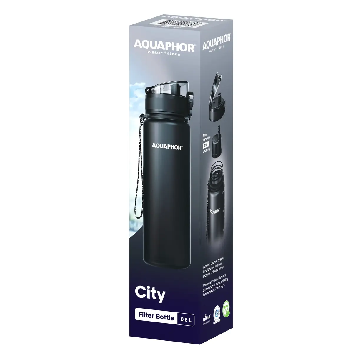 Aquaphor City filtru pudele 500 ml Photo 4