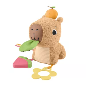 Toy capybara Fisher-Price Snuggly Snacky Capy 0.5 years